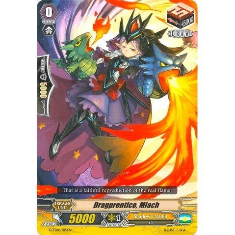 Image for Dragprentice, Miach (G-TD10/015EN) (G-TD10) - Cardfight Vanguard
