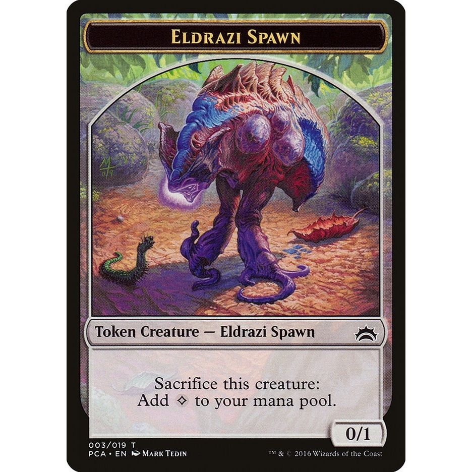 Image for Eldrazi Spawn (003) // Eldrazi Double-Sided Token (3 // 1) (PCA) - Magic: The Gathering