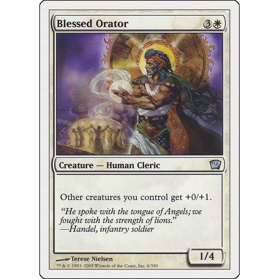 Image for Blessed Orator (6) (9ED) - Magic: The Gathering