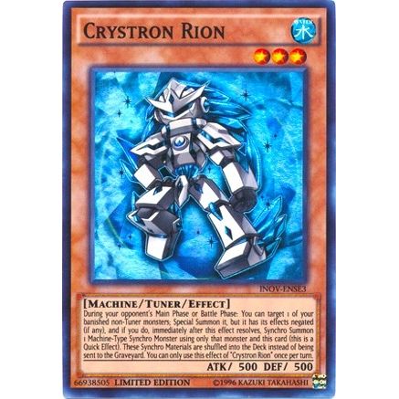 Image for Crystron Rion (INOV-ENSE3) (INOV) - YuGiOh