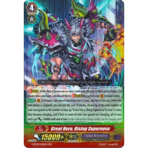 Image for Great Hero, Rising Supernova (G-BT09/008EN) (G-BT09) - Cardfight Vanguard