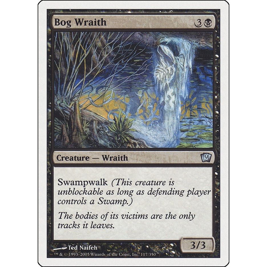 Image for Bog Wraith (117) (9ED) - Magic: The Gathering
