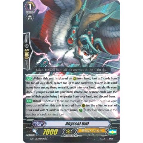 Image for Abyssal Owl (G-BT09/029EN) (G-BT09) - Cardfight Vanguard