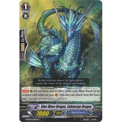 Image for Blue Wave Dragon, Submerge Dragon (G-BT09/097EN) (G-BT09) - Cardfight Vanguard