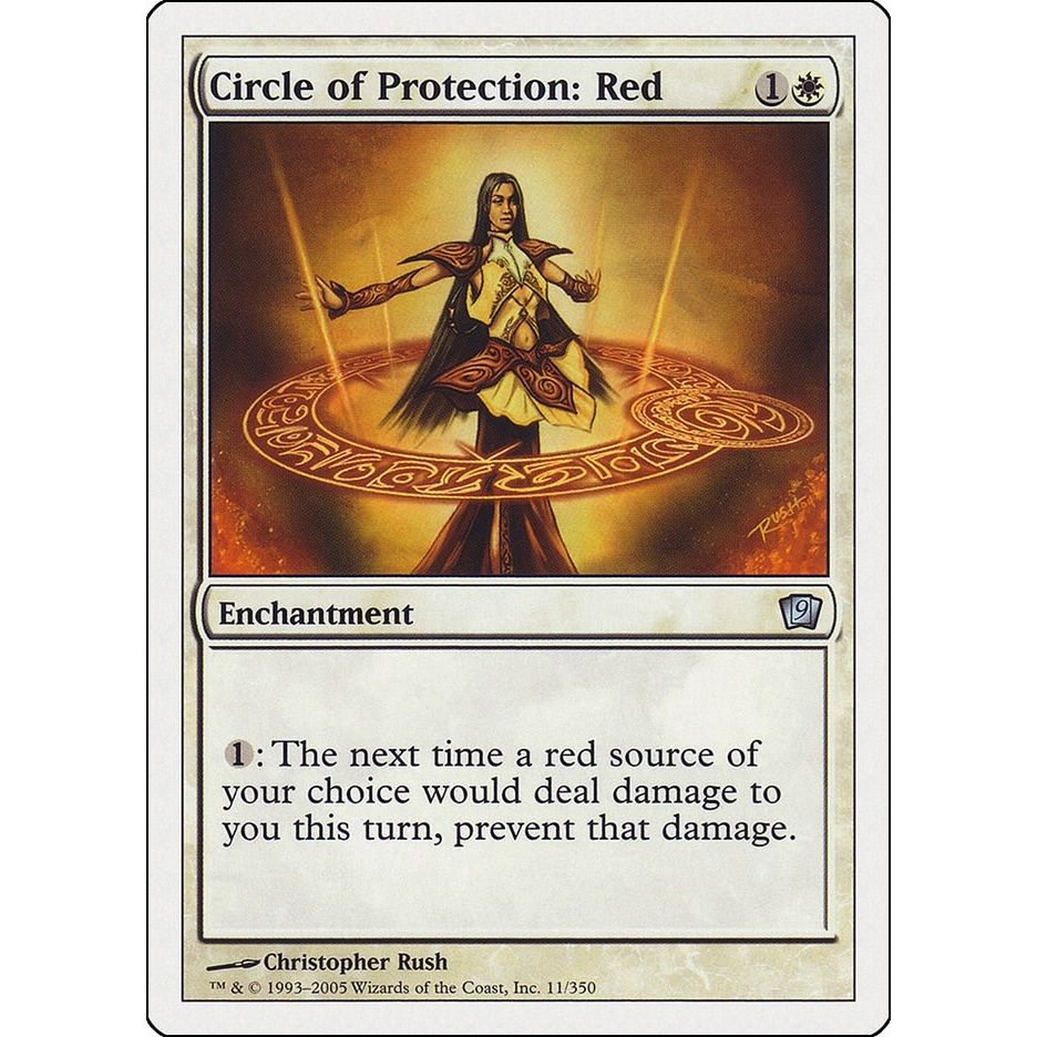 Image for Circle of Protection: Red (11) (9ED) - Magic: The Gathering
