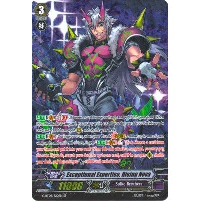 Image for Exceptional Expertise, Rising Nova (SP) (G-BT09/S20EN) (G-BT09) - Cardfight Vanguard