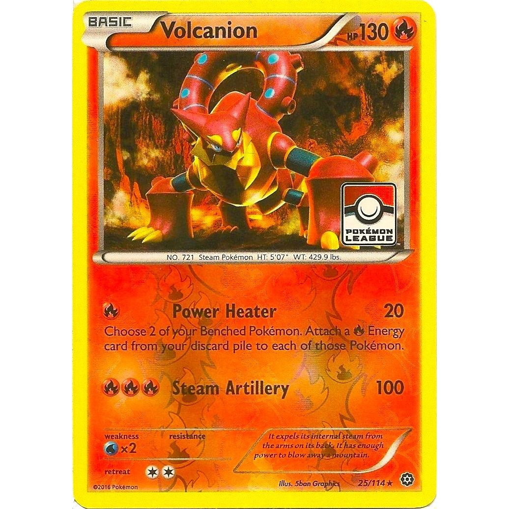 Image for Volcanion - 25/114 (Pokemon League) (025/114) (PR) - Pokemon