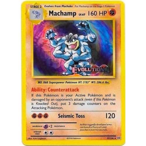 Image for Machamp (XY Evolutions Prerelease) (59/108) (PR) - Pokemon