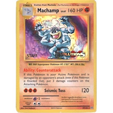 Image for Machamp - 59/108 (Prerelease) [Staff] (59/108) (PR) - Pokemon