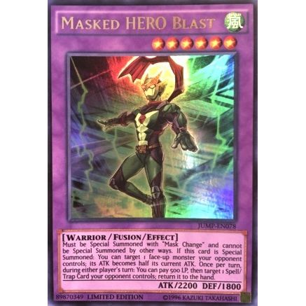 Image for Masked HERO Blast (JUMP-EN078) (SJMP) - YuGiOh