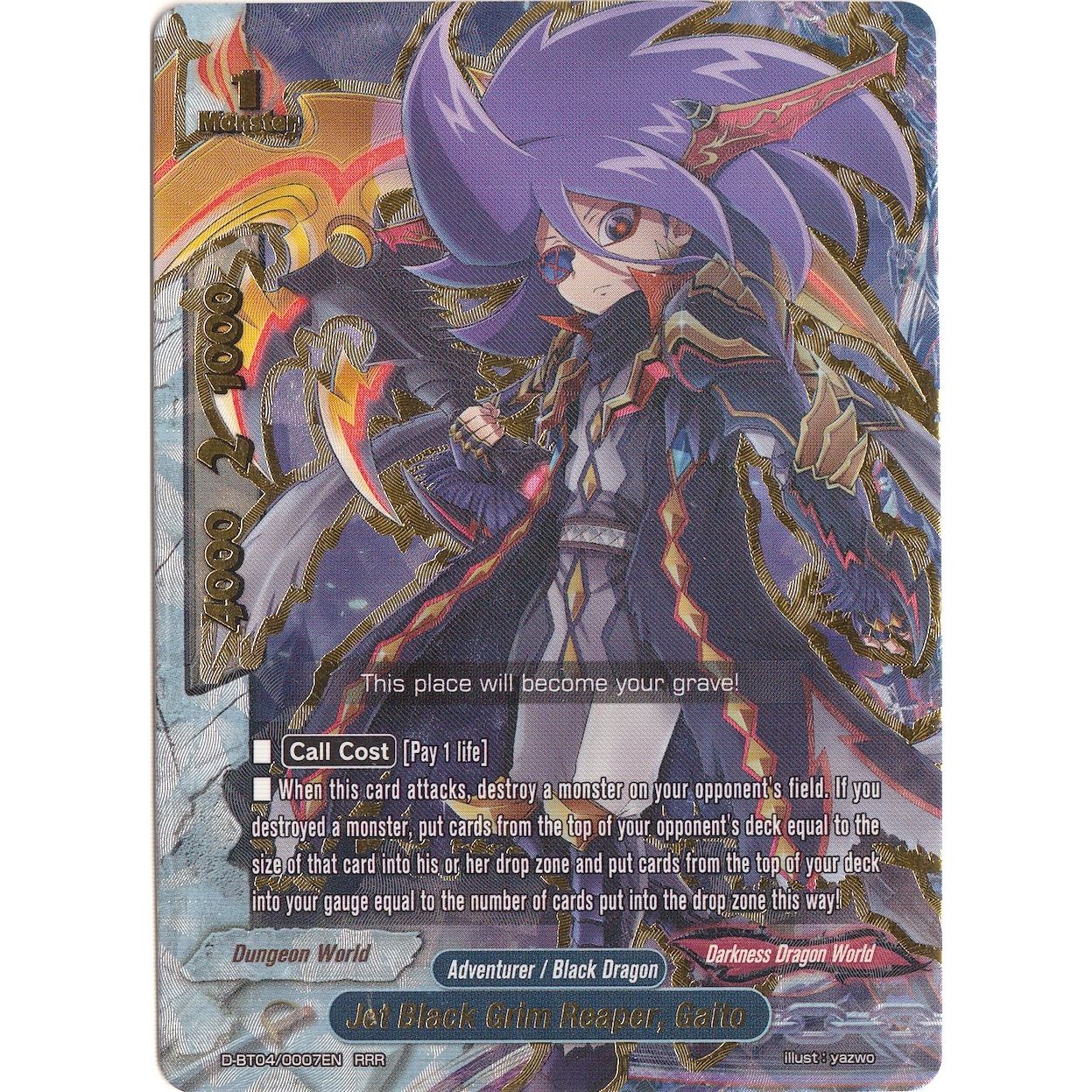 Image for Jet Black Grim Reaper, Gaito (D-BT04/0007EN) (D-BT04) - Future Card BuddyFight