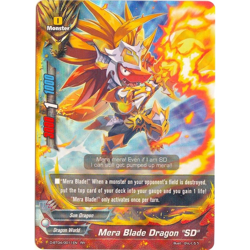 Image for Mera Blade Dragon "SD" (D-BT04/0011EN) (D-BT04) - Future Card BuddyFight