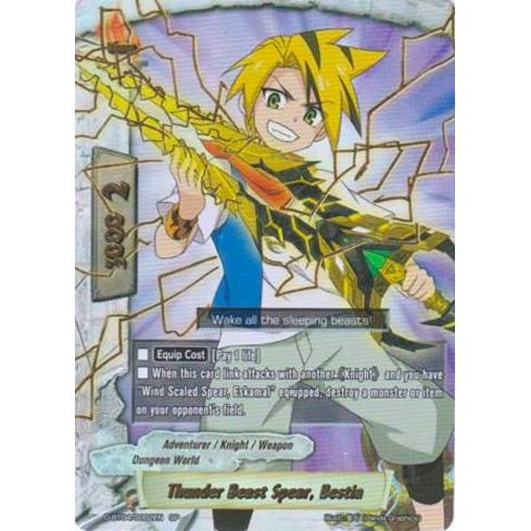 Image for Thunder Beast Spear, Bestia (SP) (D-BT04/S002EN) (D-BT04) - Future Card BuddyFight
