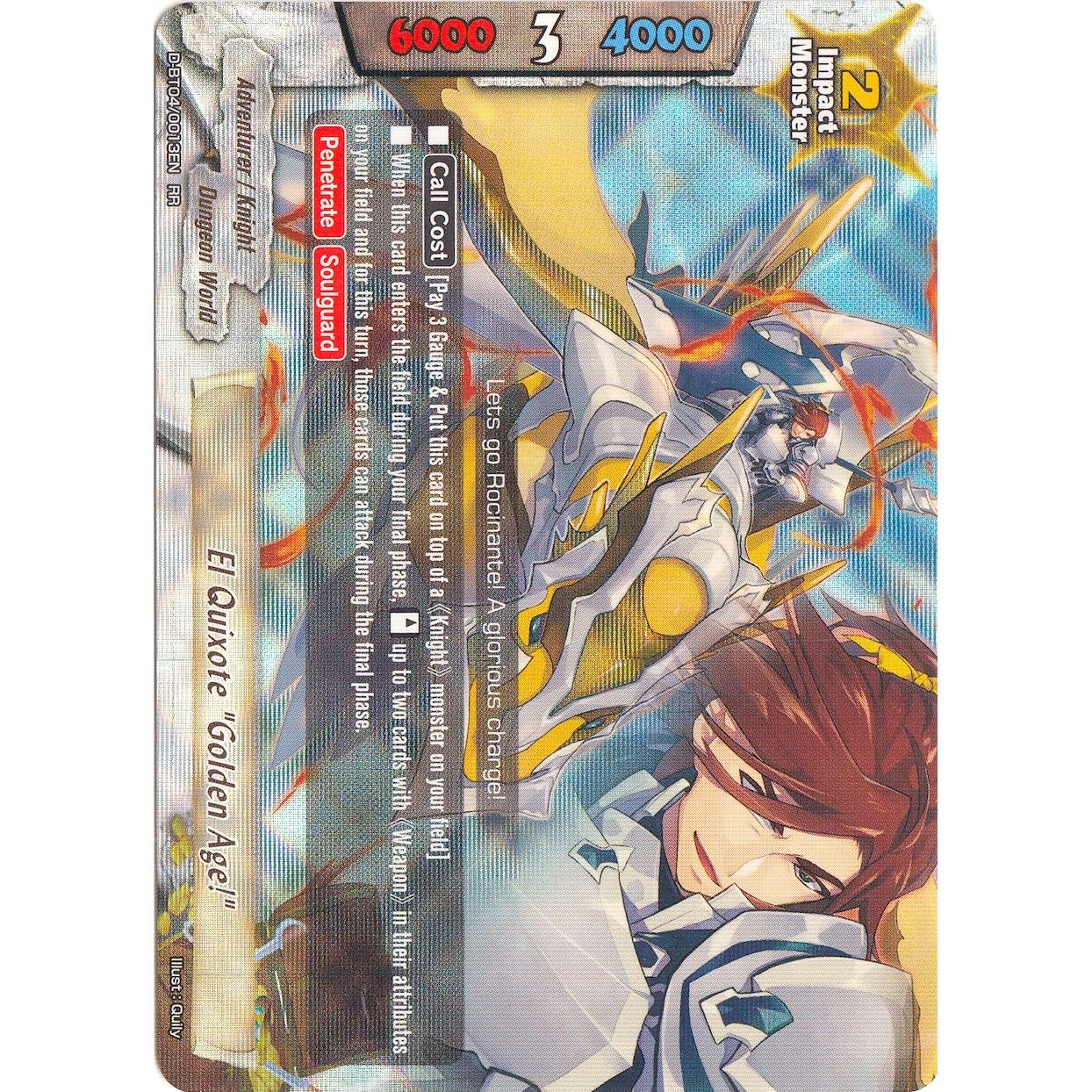 Image for El Quixote, "Golden Age!" (D-BT04/0013EN) (D-BT04) - Future Card BuddyFight
