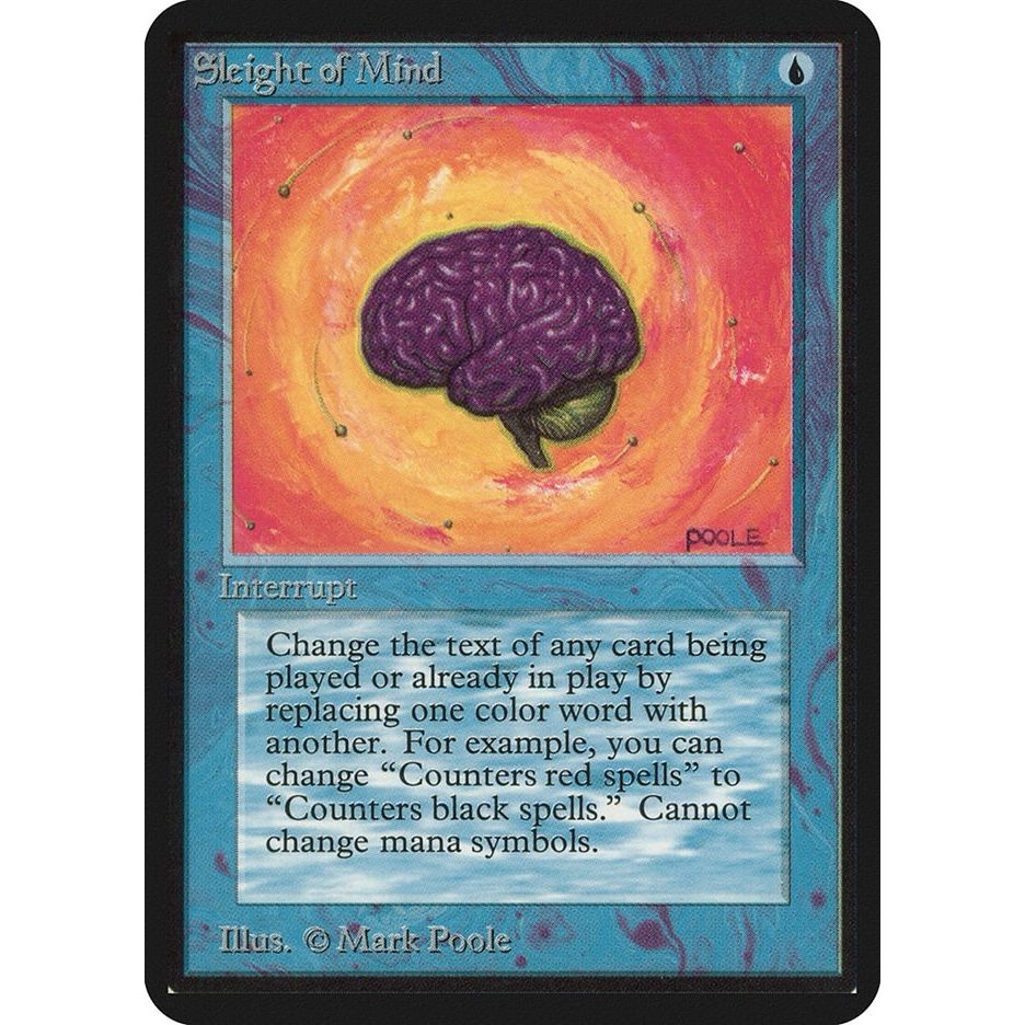 Image for Sleight of Mind (LEA) - Magic: The Gathering