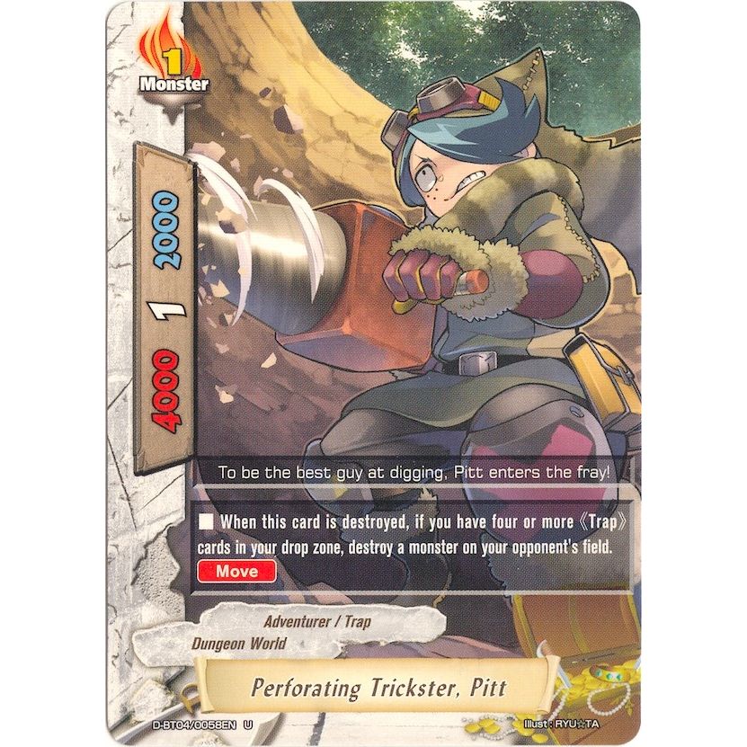 Image for Perforating Trickster, Pitt (D-BT04/0058EN) (D-BT04) - Future Card BuddyFight