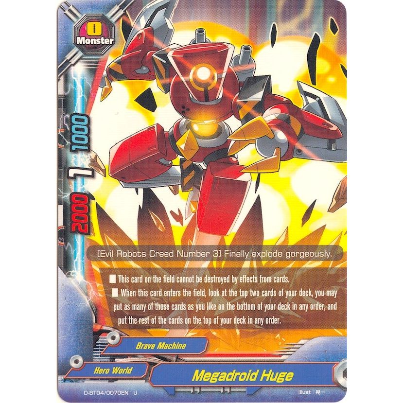 Image for Megadroid Huge (D-BT04/0070EN) (D-BT04) - Future Card BuddyFight