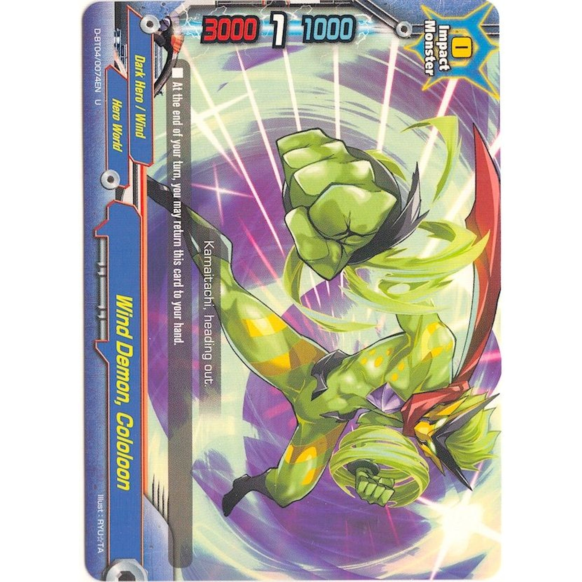 Image for Wind Demon, Cololoon (D-BT04/0074EN) (D-BT04) - Future Card BuddyFight