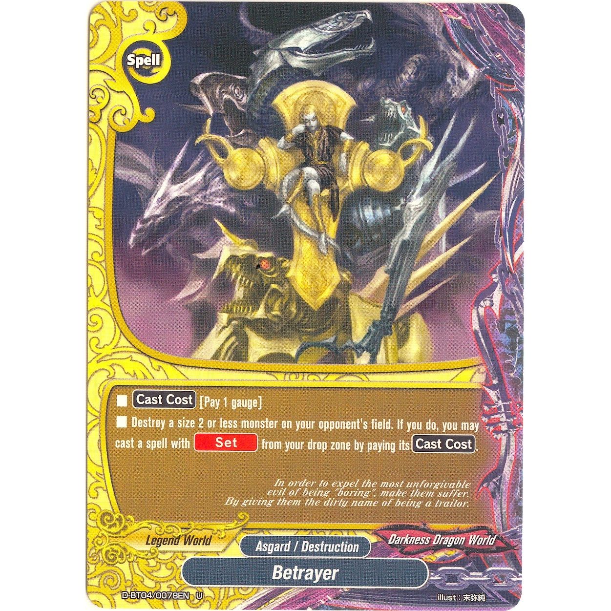 Image for Betrayer (D-BT04/0078EN) (D-BT04) - Future Card BuddyFight