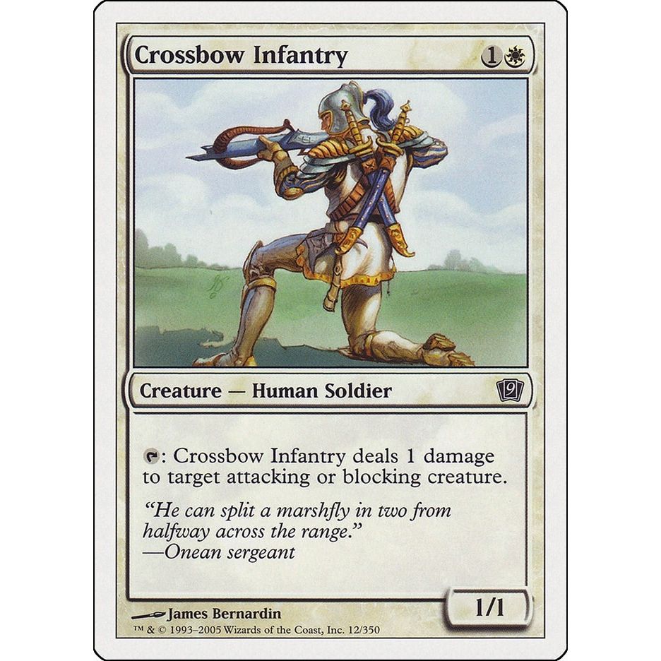 Image for Crossbow Infantry (12) (9ED) - Magic: The Gathering