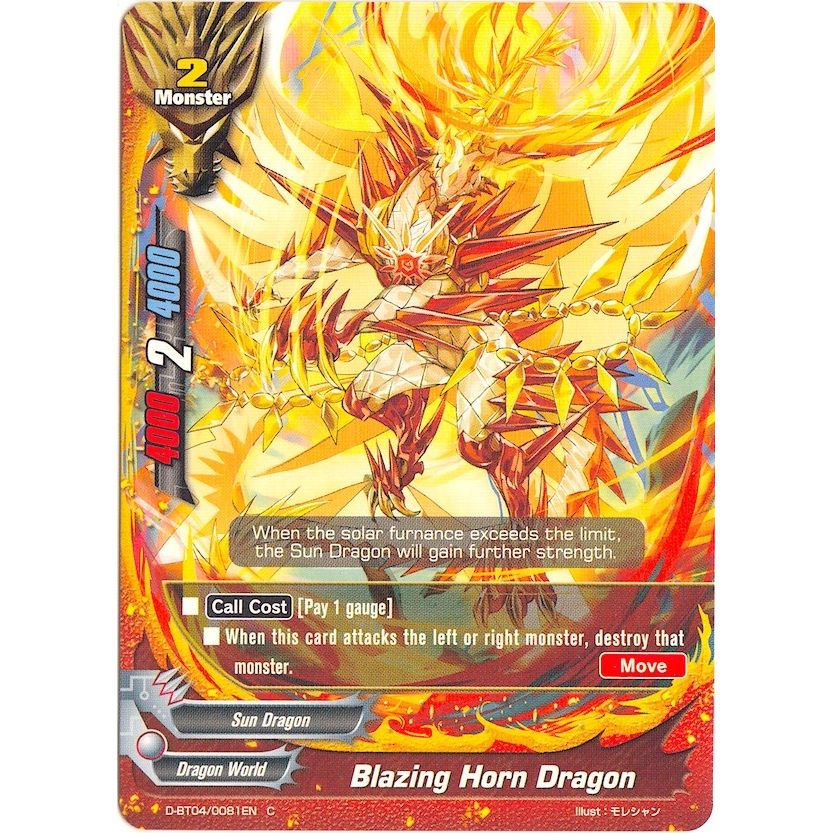 Image for Blazing Horn Dragon (D-BT04/0081EN) (D-BT04) - Future Card BuddyFight