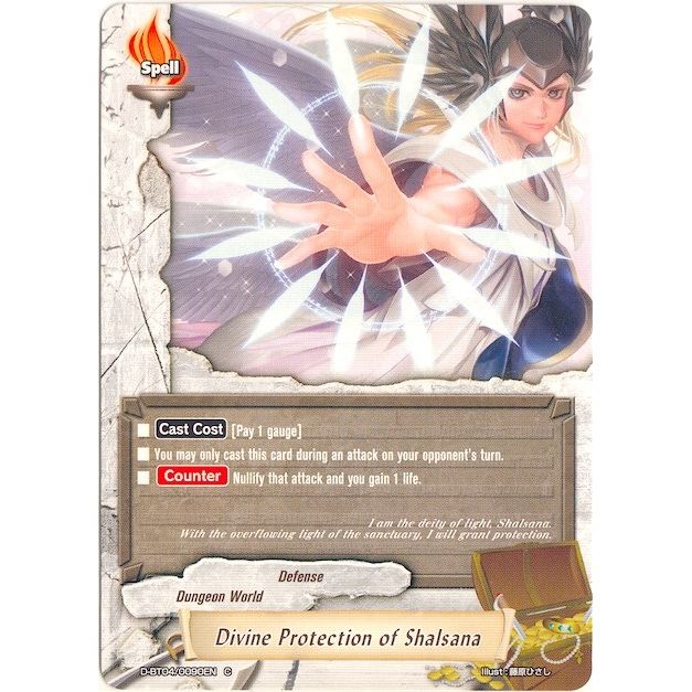 Image for Divine Protection of Shalsana (D-BT04/0090EN) (D-BT04) - Future Card BuddyFight