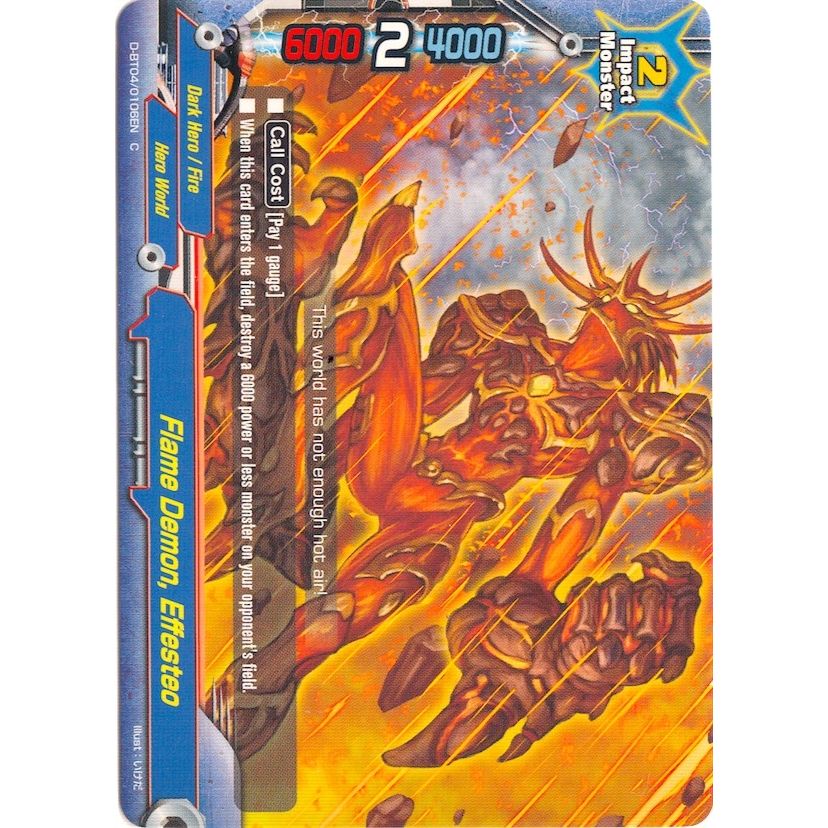 Image for Flame Demon, Effesteo (D-BT04/0106EN) (D-BT04) - Future Card BuddyFight