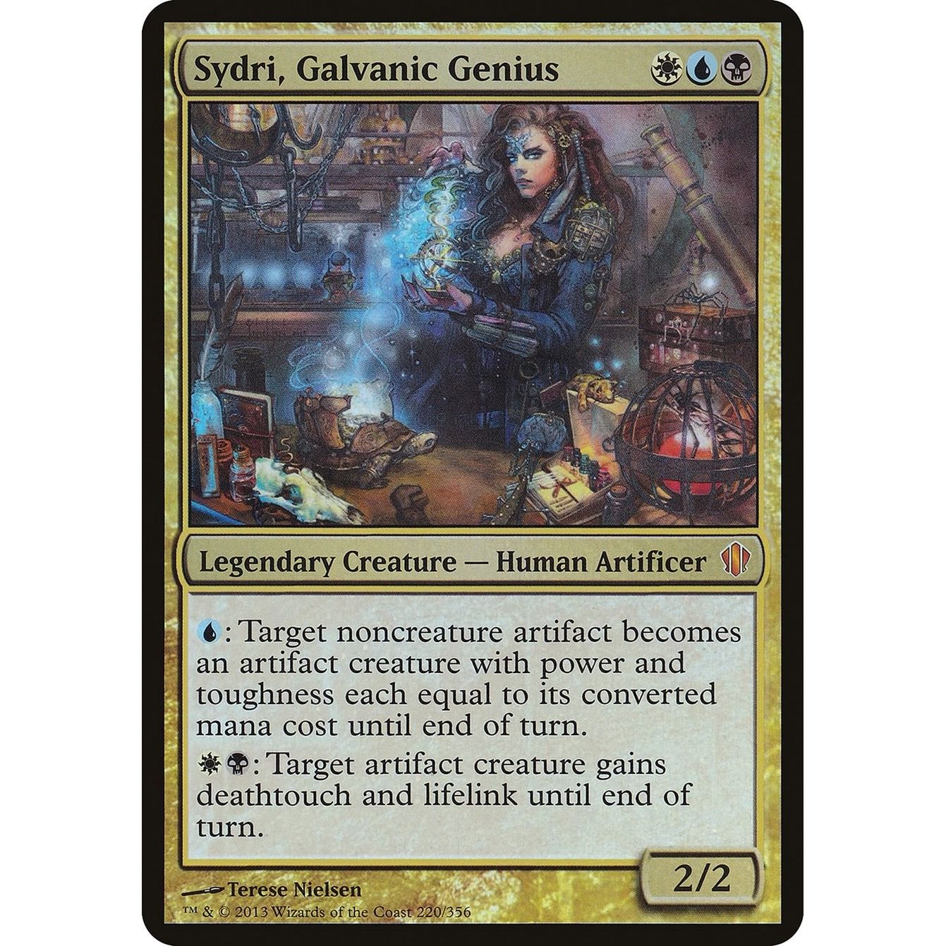 Image for Sydri, Galvanic Genius (Commander 2013) (220) (OVER) - Magic: The Gathering