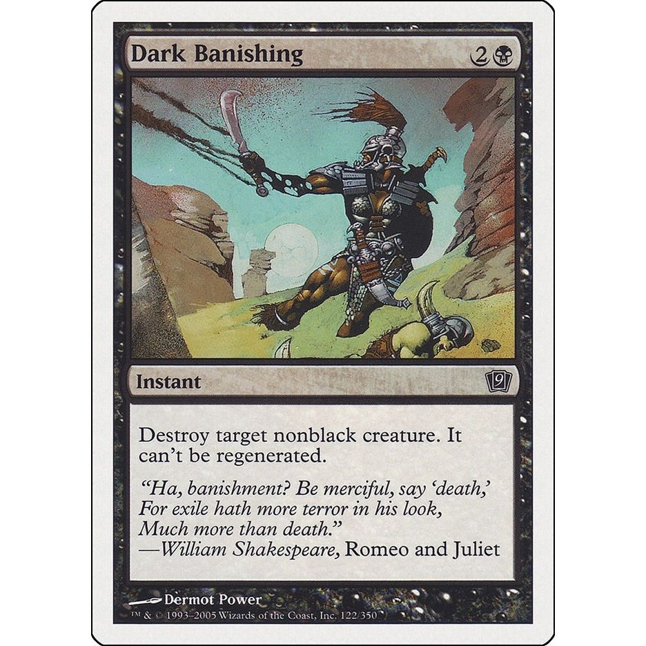 Image for Dark Banishing (122) (9ED) - Magic: The Gathering