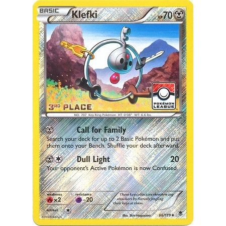 Image for Klefki - 66/119 (Pokemon League) [3rd Place] (066/119) (PR) - Pokemon