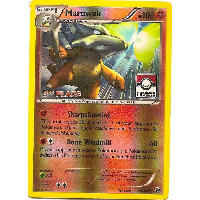 Image for Marowak - 78/162 (Pokemon League) [3rd Place] (078/162) (PR) - Pokemon