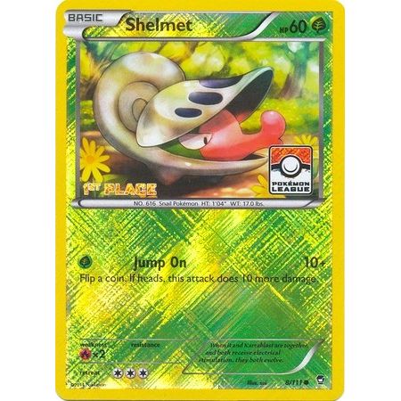 Image for Shelmet - 8/111 (Pokemon League) [1st Place] (008/111) (PR) - Pokemon
