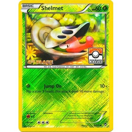 Image for Shelmet - 8/111 (Pokemon League) [4th Place] (008/111) (PR) - Pokemon