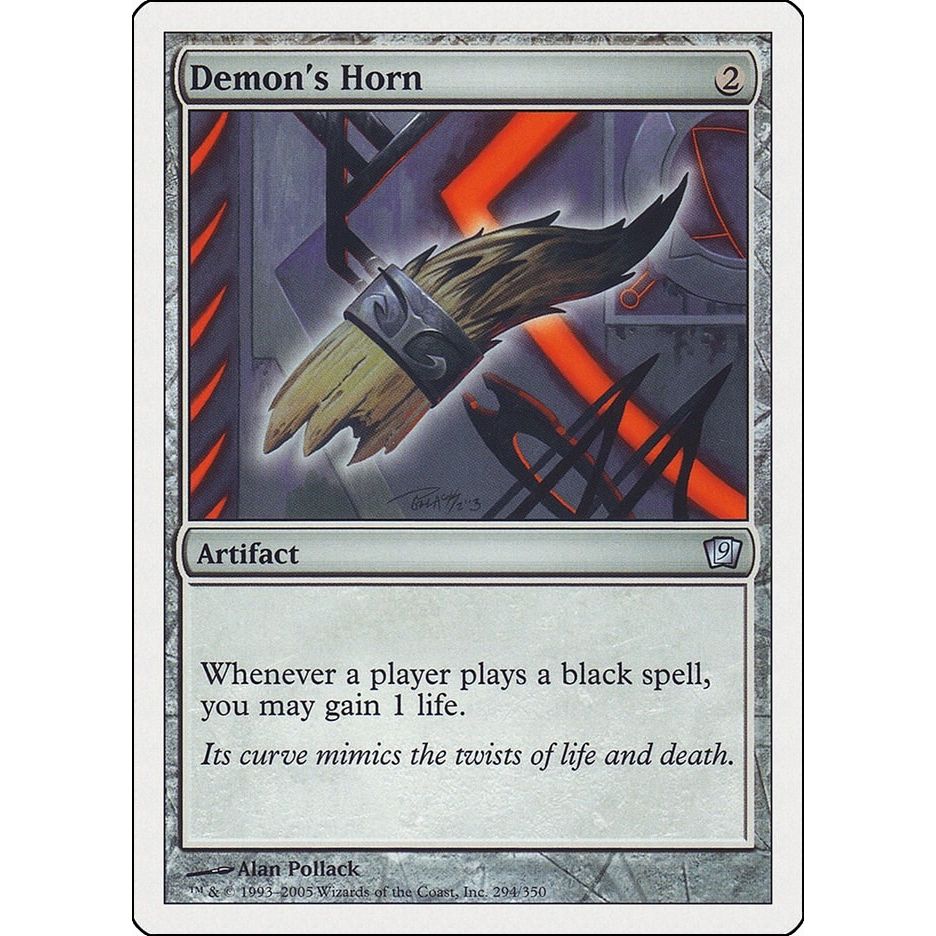 Image for Demon's Horn (294) (9ED) - Magic: The Gathering