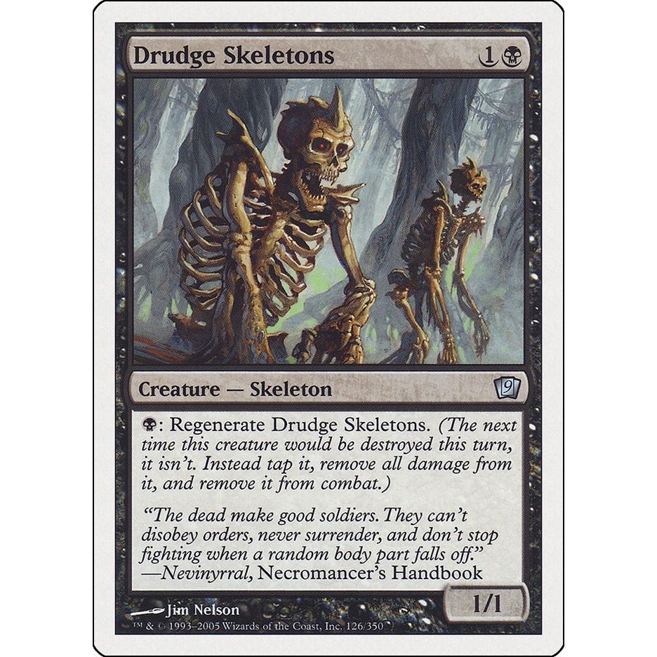 Image for Drudge Skeletons (126) (9ED) - Magic: The Gathering