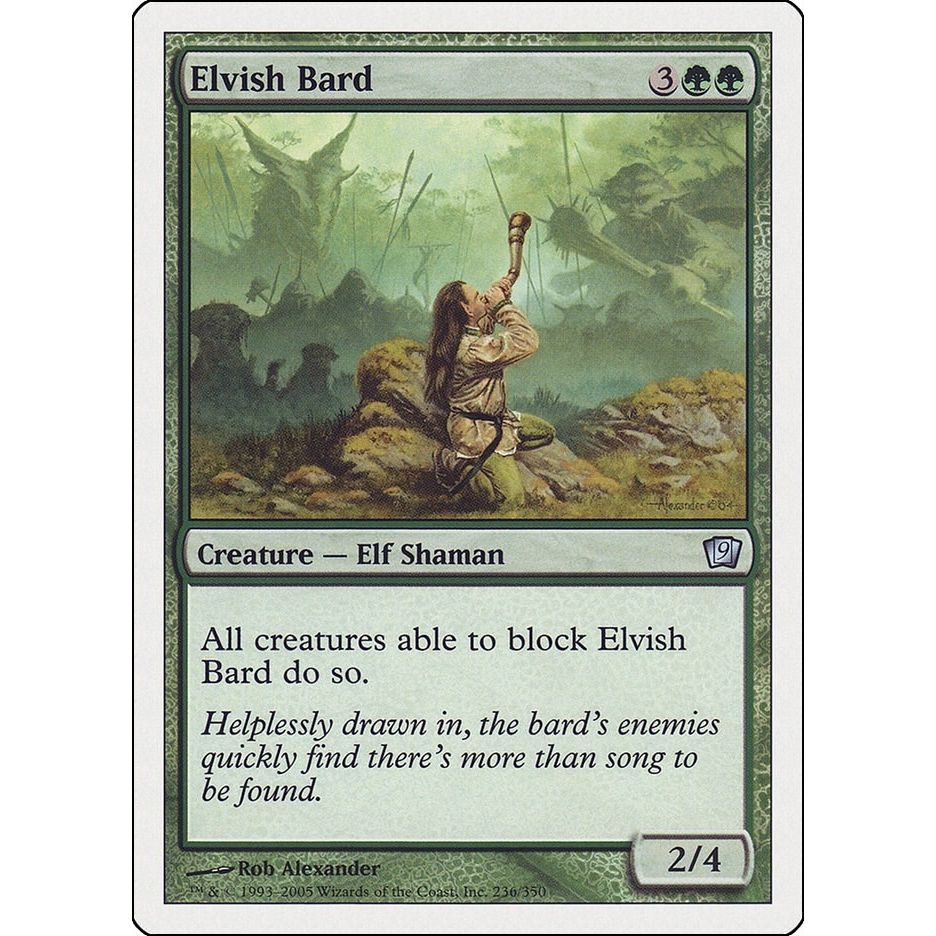 Image for Elvish Bard (236) (9ED) - Magic: The Gathering