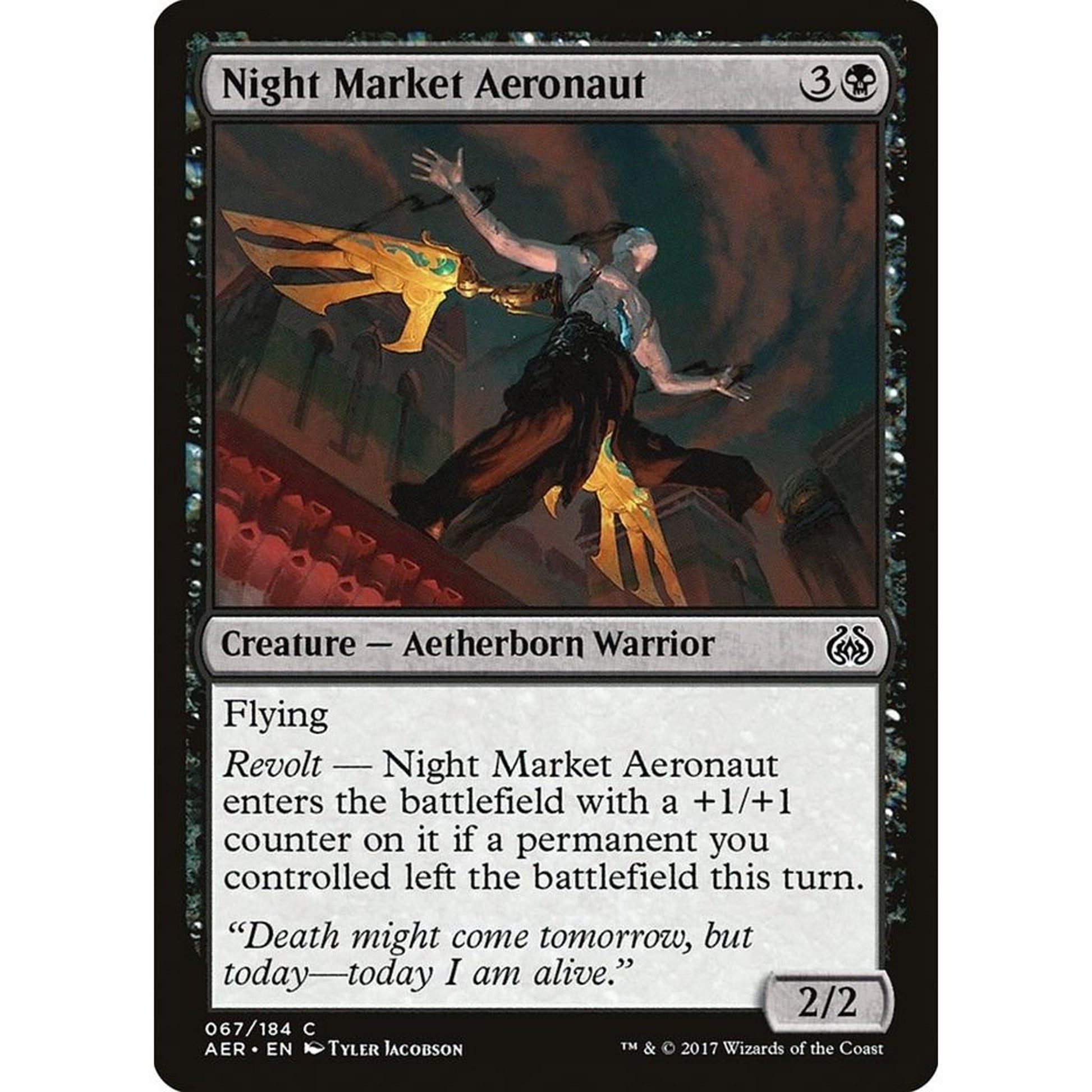 Image for Night Market Aeronaut (67) (AER) - Magic: The Gathering