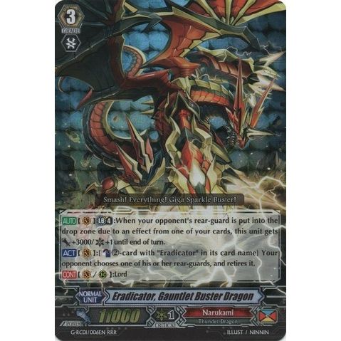 Image for Eradicator, Gauntlet Buster Dragon (G-RC01/006EN) (G-RC01) - Cardfight Vanguard