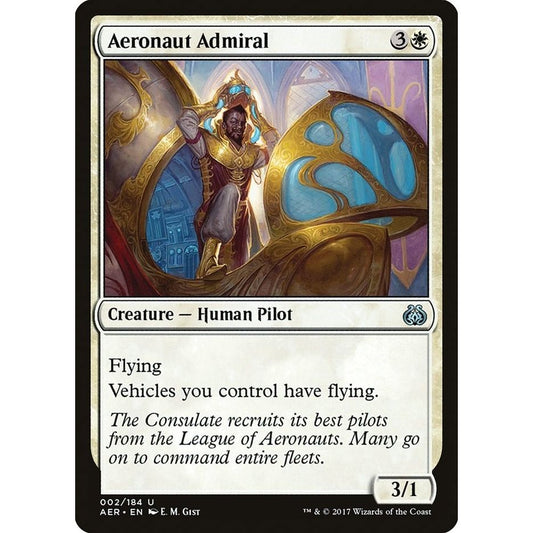 Image for Aeronaut Admiral (2) (AER) - Magic: The Gathering