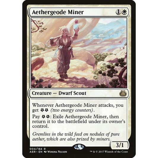 Image for Aethergeode Miner (4) (AER) - Magic: The Gathering