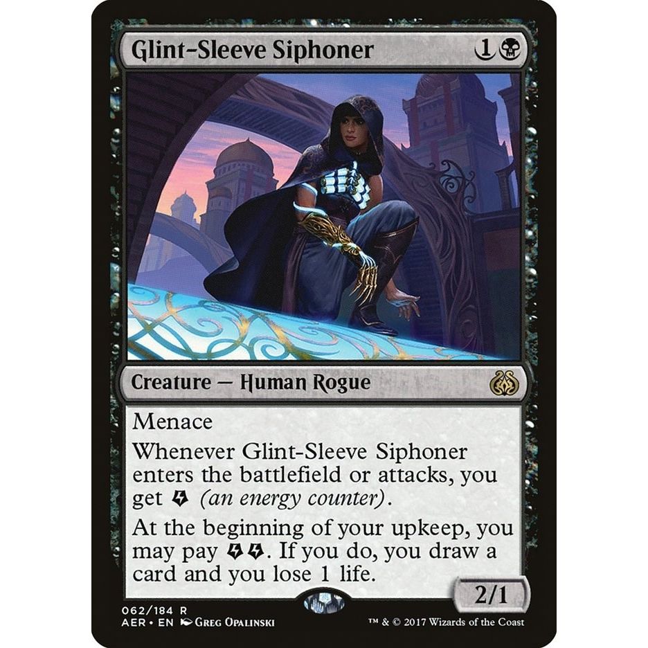 Image for Glint-Sleeve Siphoner (62) (AER) - Magic: The Gathering