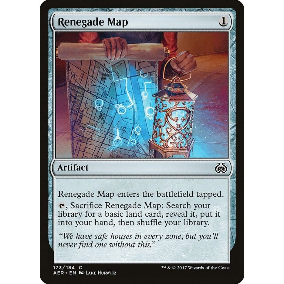 Image for Renegade Map (173) (AER) - Magic: The Gathering
