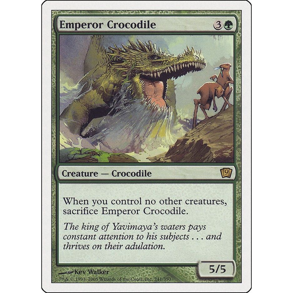 Image for Emperor Crocodile (241) (9ED) - Magic: The Gathering