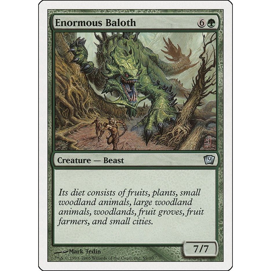 Image for Enormous Baloth (S9) (9ED) - Magic: The Gathering