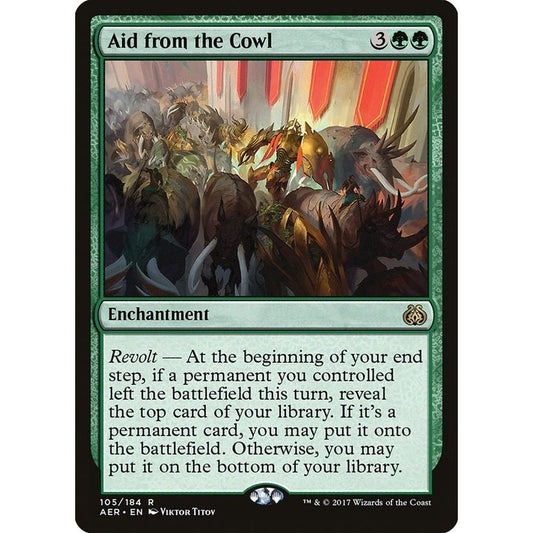 Image for Aid from the Cowl (105) (AER) - Magic: The Gathering