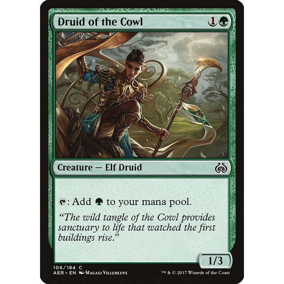 Image for Druid of the Cowl (106) (AER) - Magic: The Gathering