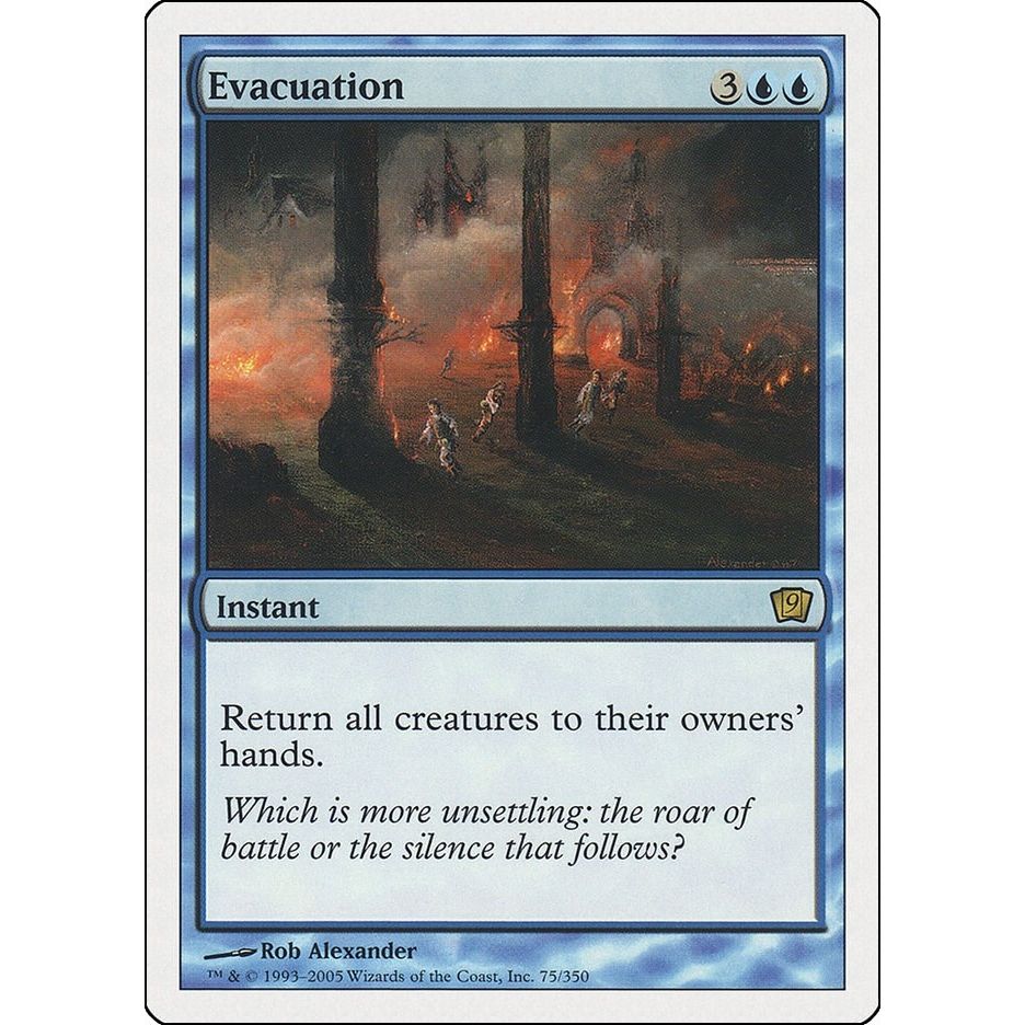 Image for Evacuation (75) (9ED) - Magic: The Gathering