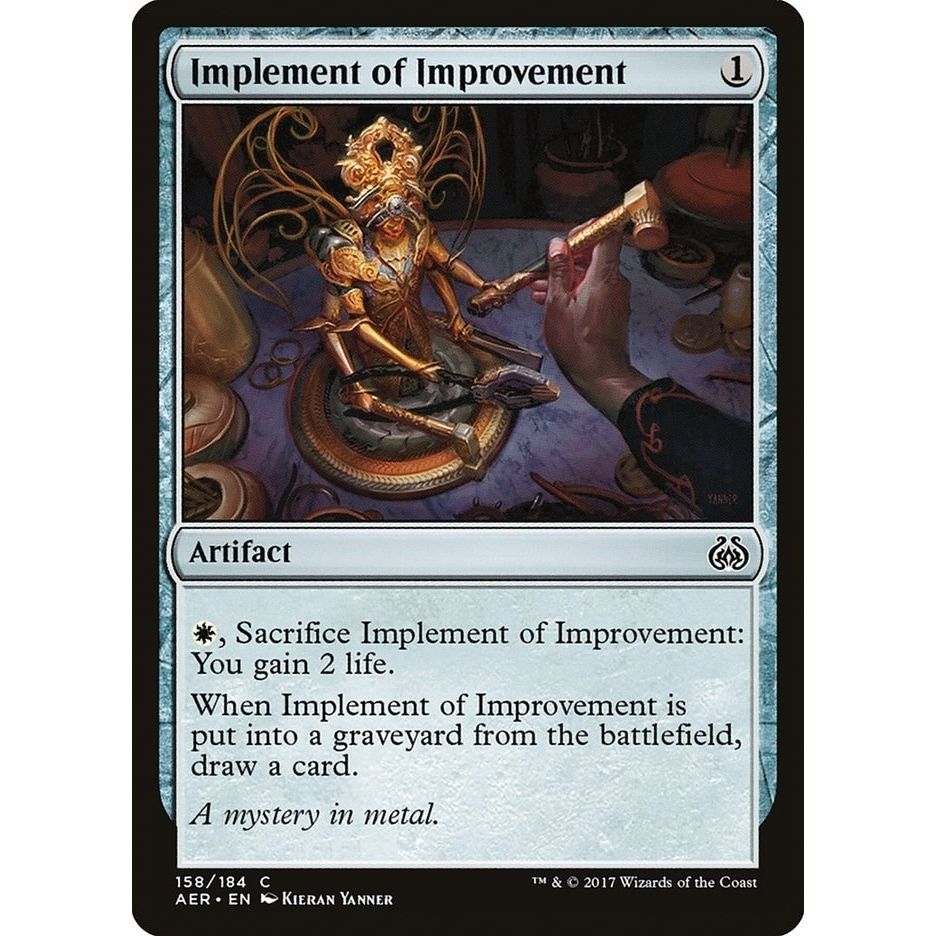 Image for Implement of Improvement (158) (AER) - Magic: The Gathering