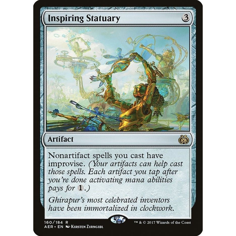 Image for Inspiring Statuary (160) (AER) - Magic: The Gathering