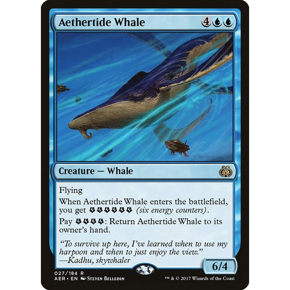Image for Aethertide Whale (27) (AER) - Magic: The Gathering